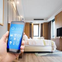 Smart home control via smartphone