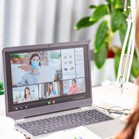 Remote Work Meeting